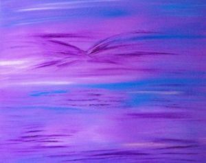 Voir le détail de cette oeuvre: entre violet et bleu de lumière